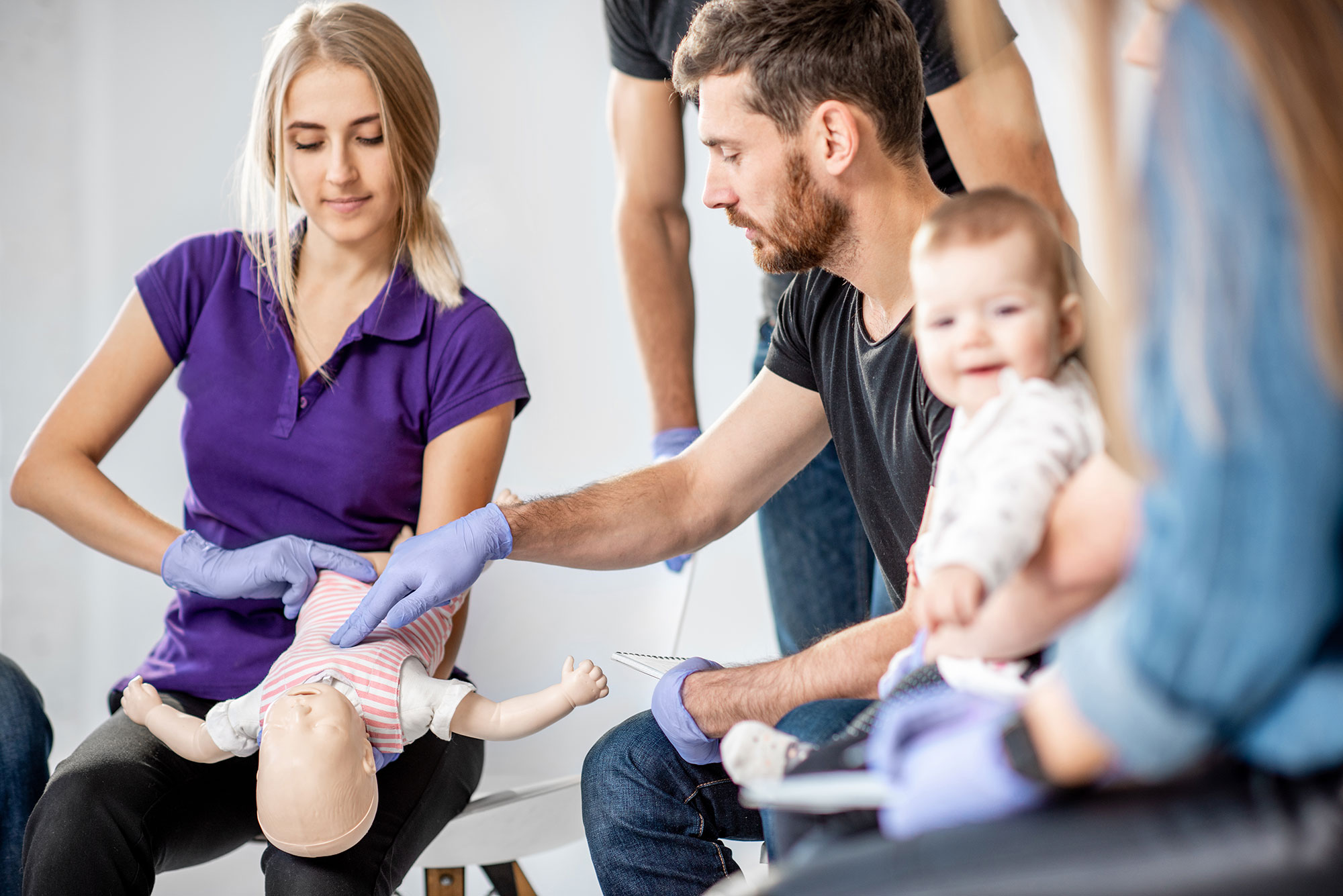 First-aid training